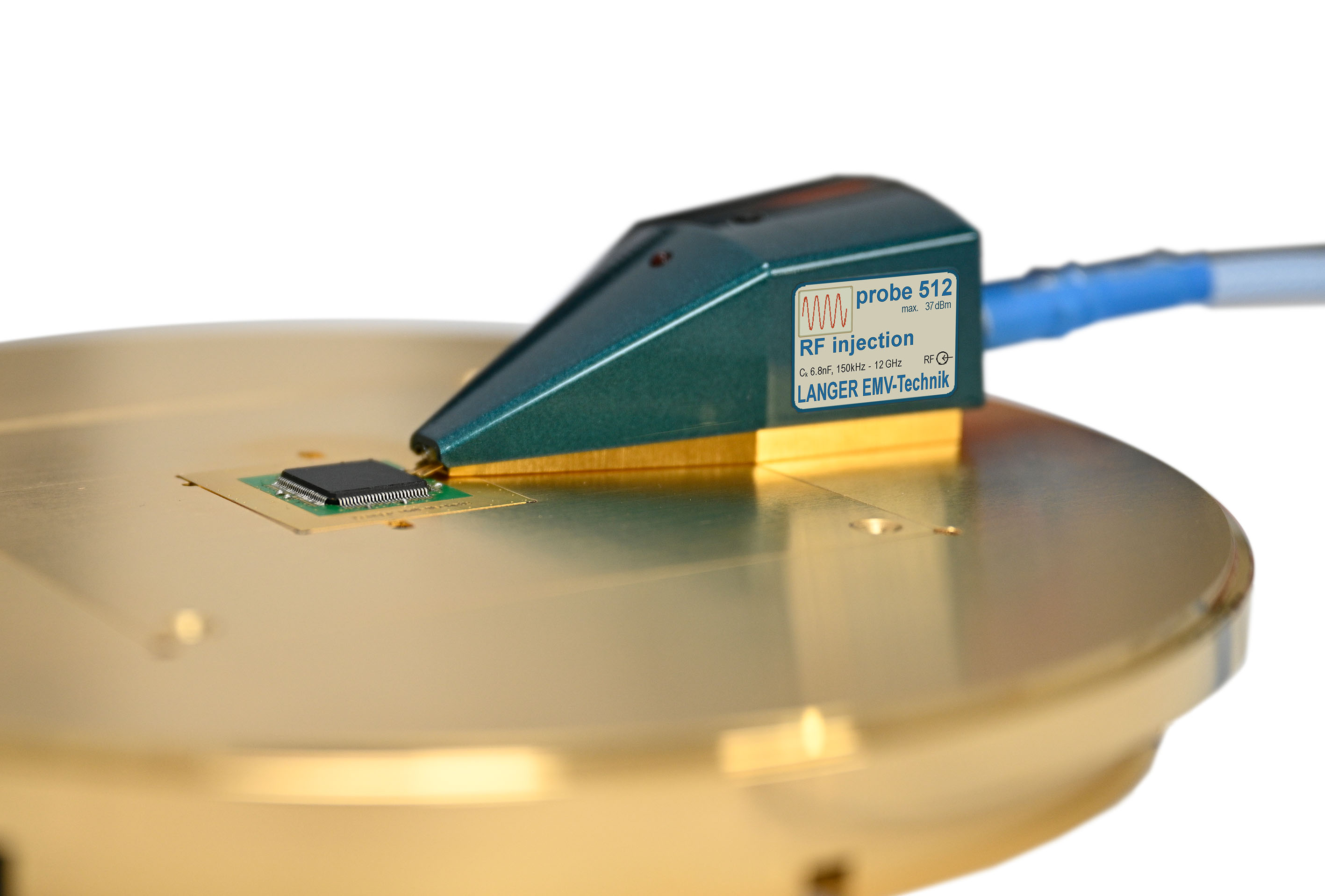 DPI-Messungen mit Probe P512 auf Groundplan GND25